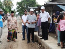 Pj Gubernur Banten Al Muktabar Tinjau Pembangunan Ruas Jalan Cibadak-Padasuka Kabupaten Lebak