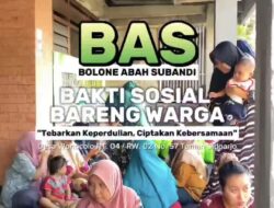 Baksos BAS Bagi Sembako Untuk Kecamatan Taman