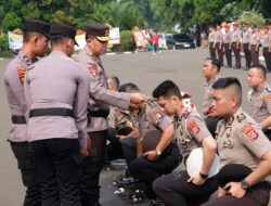 Kapolda Banten Pimpin Korp Raport, 140 Personel Polda Banten Naik Pangkat