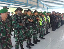 Polda Banten Gelar Apel Pengamanan Gabungan Dalam Rangka Kunjungan Wakil Presiden RI di Tanara