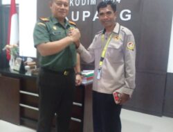 DPC Pelita Prabu Kabupaten Kupang Lakukan Koordinasi Dangan Dandim 1604 Terkait Makan Bergizi Gratis