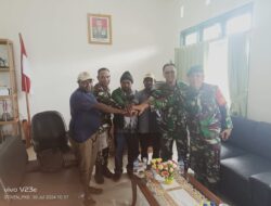 Rapat kordinasi DPW Pelita Prabu Papua Tengah dan Danrem 151 Binaiya kodim Deiyai