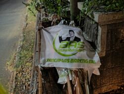 BAS Pasang Bendera Dukungan Untuk Abah Subandi