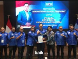 Partai Demokrat Provinsi Sumatera Utara Menyerahkan Rekomendasi Kepada H. Amir Hamzah, MAP Untuk Maju Calon Walikota Binjai