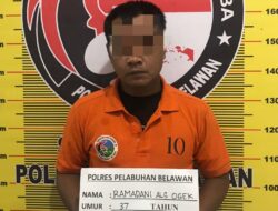 Sat Narkoba Polres Pelabuhan Belawan Tangkap Pengedar Narkoba di Jalan Jala