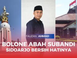 Mantan Caleg PSI Fauzan Serukan Anti Dinasti Korup Mendukung Subandi –  Mimik Di Pilkada Sidoarjo