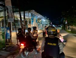 Kapolres Pelabuhan Belawan Pimpin Patroli Gabungan, 1 Remaja Diamankan Bawa Sajam