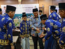 Pj Gubernur Al Muktabar Lepas Kafilah Provinsi Banten pada MTQ Nasional XXX Tahun 2024 Kaltim