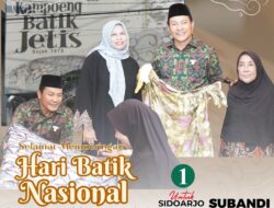 Cabup Subandi Ajak Masyarakat Pakai Batik Khas Sidoarjo