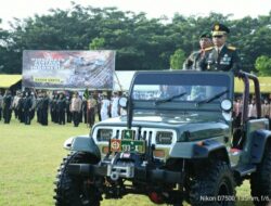 Acara Puncak Korem 133/Nani Wartabone Gelar Upacara Hari Ulang Tahun TNI Ke-79 Tahun 2024
