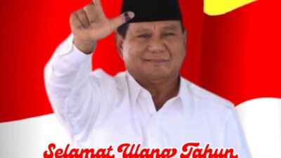 Ketua Relawan Prabowo Gibran DPW Pelita Prabu Jatim Ucapkan HUT Prabowo Ke – 73