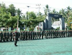 Korem 133/Nani Wartabone Gelar Upacara Peringatan Hari Sumpah Pemuda Ke-96 Tahun 2024