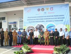 Demi Meningkatkan Kesejahteraan Masyarakat Danrem 133/Nani Wartabone Ikut Serta Melepas Ekspor Perikanan Unggulan Provinsi Gorontalo