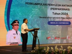 Pj Gubernur Banten Al Muktabar Buka Rakernas Perkumpulan Penyuluh Antikorupsi Nasional