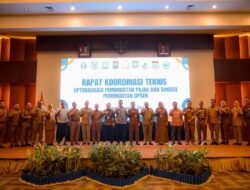 Pj Sekda Provinsi Banten Usman Asshiddiqi Qohara Buka Rakor Optimalisasi Pemungutan Pajak dan Sinergi Pemungutan Opsen