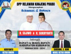 Relawan Kanjeng Prabu Sampaikan Ucapan Selamat Kepada Sujiwo-Sukiryanto Sebagai Bupati dan Wakil Bupati Kubu Raya Terpilih