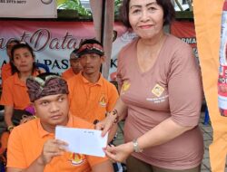 DPW Pelita Prabu Bali Ramaikan Bakti Sosial Ngrombo
