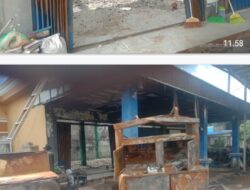 Kebakaran Toko Sembako Hendi Kepala Desa Basuta Raya