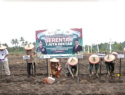 Forkopimda Lumajang Tanam Jagung Serentak 1 Juta Hektare