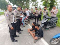 Polres Lumajang Bubarkan Aksi Balap Liar di JLS, Puluhan Motor Diamankan