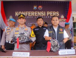 Polres Lumajang Ungkap Kasus Pencurian Mesin Sepeda Motor di Bengkel Desa Kalipepe