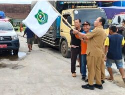 Badan Penanggulangan Bencana Daerah (BPBD) Kabupaten Kapuas berangkatkan Angkutan Bantuan Banjir untuk Kecamatan Kapuas Tengah dan Pasak Talawang