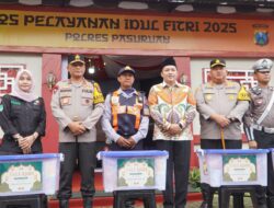 Cek Kesiapan Kapolda Jatim Tinjau Pos Pelayanan Ops Ketupat Semeru 2025 di Pandaan