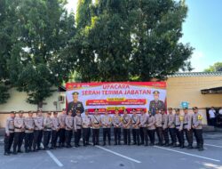 Kapolres Lumajang Pimpin Sertijab Kasat Intel dan Kapolsek Lumajang Kota