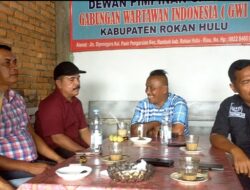 Tingkatkan Sinergi, Paur Humas Polres Rohul IPDA Sarlin Sihotang Jalin Silaturrahmi dengan Para wartawan