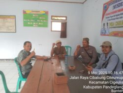 Relawan Pelita Prabu Pandeglang Gelar Ngopi Bareng Bersama Perangkat Desa Cigeulis