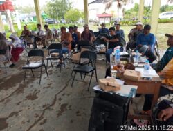Musyawarah Desa Khusus (Musdes) Pembentukan Koperasi Desa Merah Putih Desa Palingkau Asri, Kecamatan Kapuas Murung Kabupaten Kapuas Provinsi Kalimantan Tengah.