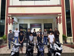 Polisi Amankan Empat Pelaku Balapan Liar.