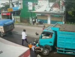 Kecelakaan Lalu Lintas di Desa Candipuro Lumajang. Dua Orang Alami Luka Berat