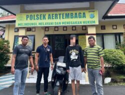 Kapolsek Aertembaga Pimpin Penangkapan Pelaku Penggelapan Sepeda Motor