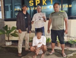 Kurang dari 2 jam Tim Opsnal Polsek Lembeh Selatan Amankan Pelaku Penganiayaan dengan Sajam