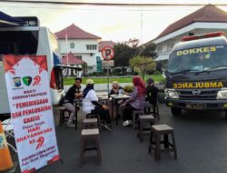 Polres Lumajang Gelar Bhakti Pelayanan Masyarakat di CFD Peringati Hari Bhayangkara ke-79