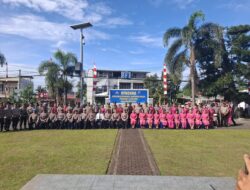 Kapolres Bitung Pimpin Upacara Korps Raport Kenaikan Pangkat Periode 1 Juli 2025