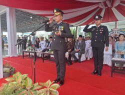 Polres Bitung Gelar Upacara Peringatan Hari Bhayangkara Ke-79 dengan Khidmat.