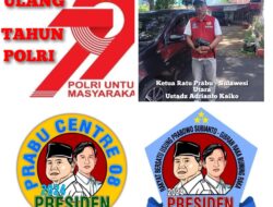 Peringatan HUT Bhayangkara Ke – 79 Ketua Ratu Prabu, Sulawesi Utara Harapkan Polri Semakin Jaya