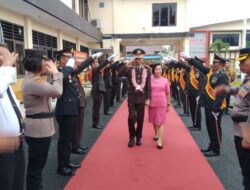 Polres Bitung Gelar Upacara Purna Tugas dengan Khidmat