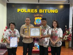 Kapolres Bitung Apresiasi Prestasi Gemilang Primer Koperasi Polres Bitung sebagai Terbaik di Sulawesi Utara