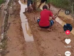 Jalan Kabupaten di Tempunak Hulu Kab Sintang