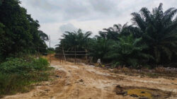 Abaikan Tuntutan, Warga Sempreni Portal Akses Jalan PT Wahana Plantation