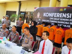 Operasi Sikat Semeru 2025: Polres Nganjuk Bongkar 28 Kasus, Tersangka Dan Barang Bukti Berhasil Diamankan