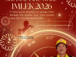 Pelita Prabu Jatim Ucapkan Tahun Baru Imlek 2577 Untuk Semangat Perubahan