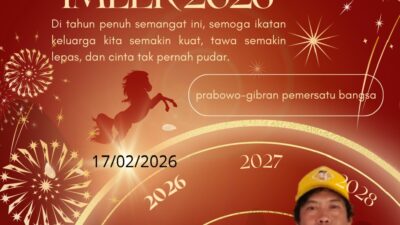 Pelita Prabu Jatim Ucapkan Tahun Baru Imlek 2577 Untuk Semangat Perubahan