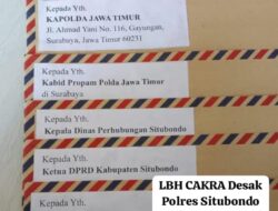 LBH CAKRA Desak Polres Situbondo Serius Menangani Dugaan Pungli dan Korupsi Dishub Situbondo